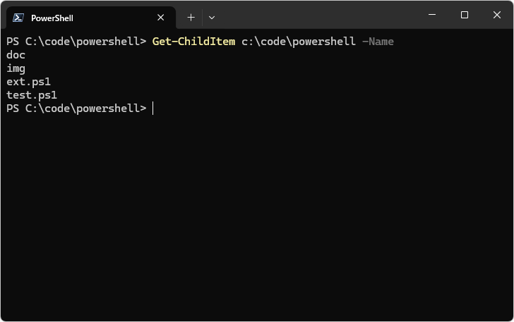 Get-ChildItemコマンドレットの使い方(3)