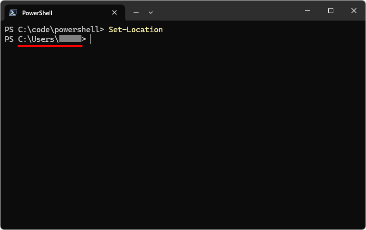 Set-Locationコマンドレットの使い方(2)