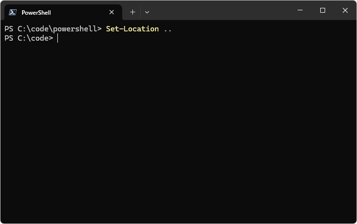Set-Locationコマンドレットの使い方(3)