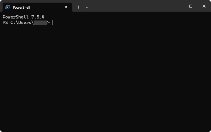 ターミナルを起動したときにデフォルトでPowerShellを起動する(5)