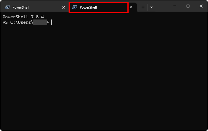 ターミナルの中の特定のタブを閉じる(1)