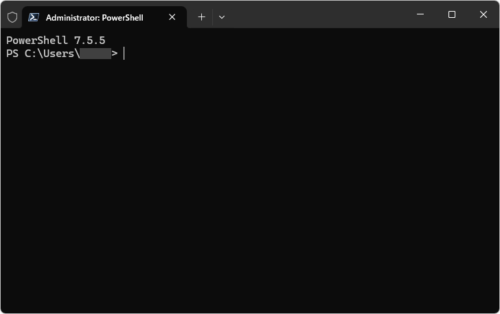 ターミナルから管理者権限で起動する(5)