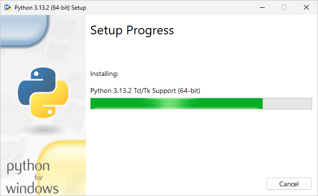 Pythonをインストールする(5)