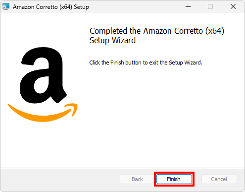 Amazon Correttoのインストール(5)