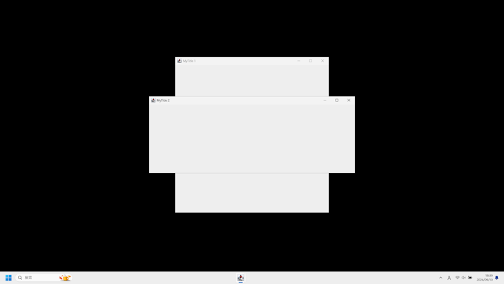 フレームをWindowsの中央に移動する(2)
