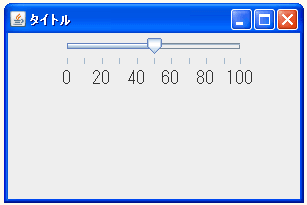 JSliderでフォントを設定する